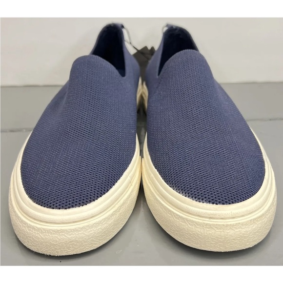 Zara Knit Mesh Slip On Sneakers Shoes Navy Size 35EU/5-5.5US New W/Tags - Picture 4 of 9